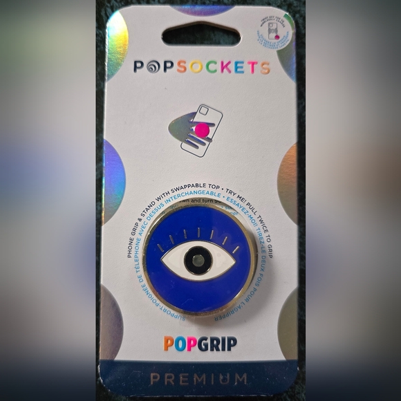 Enamel Evil Eye PopSocket - Picture 2 of 3